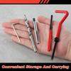 30 Piece M6 X 1.0Mm Thread Repair Kit, HSS Drill Helicoil Thread Repair Kit, Metric Bolt Thread Repair Ert Kit Portable Rethreading Tool Kit,