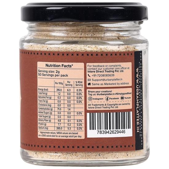 Urban Platter Hing Powder, 100g [Compounded Asafoetida | Spice | Savoury & Umami Flavour | Add To Dals, Vegetables, Gravies)