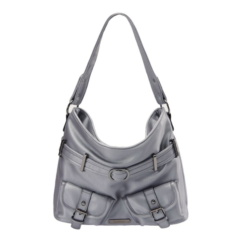 

Паропаро Фэнтези Серебряный Пурпурный! 25 Новинка Сумки-тоут большой вместимости Женская многокарманная сумка Работа Рабочая одежда Сумка-ведро Aurora silver purple [excluding bag hanging]]