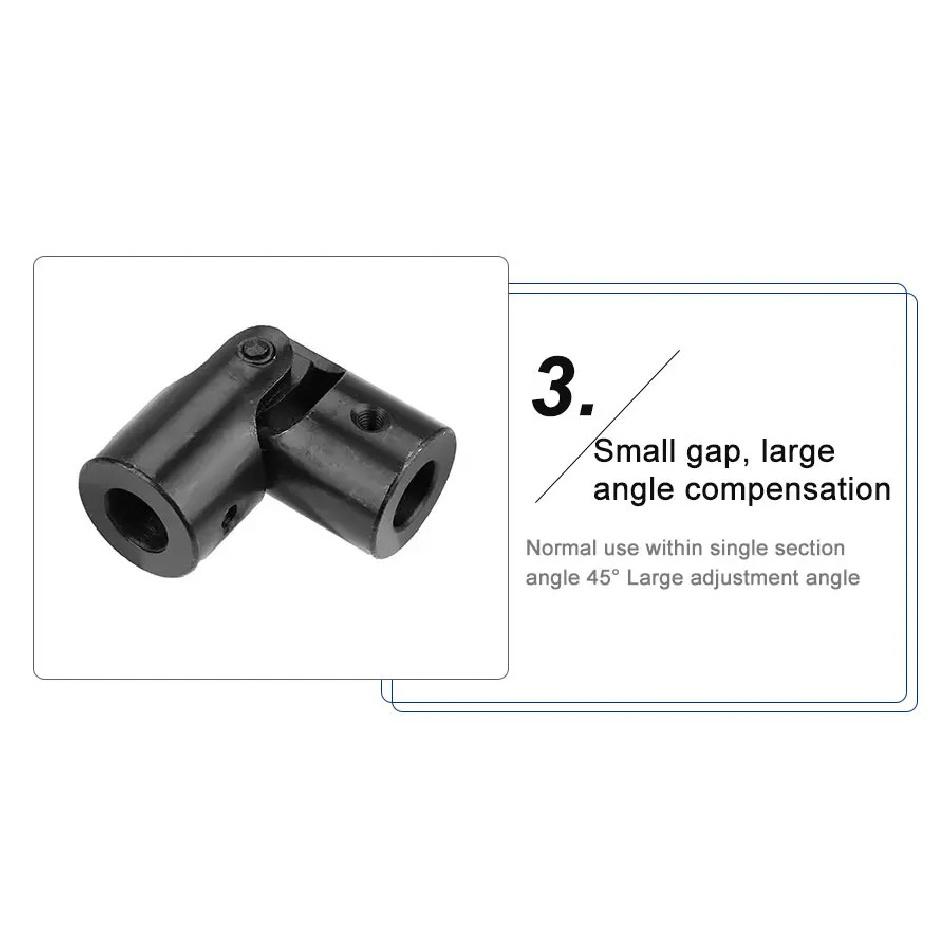1pc Single Universal Joint Shaft Coupling Motor Connector DIY Steering U-joint 16x32x70mm Shaft Joint For CNC Parts