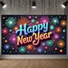 New Year Banner  Design Holiday Background Celebration Display Glittery Happy New Year Display For New Year Party