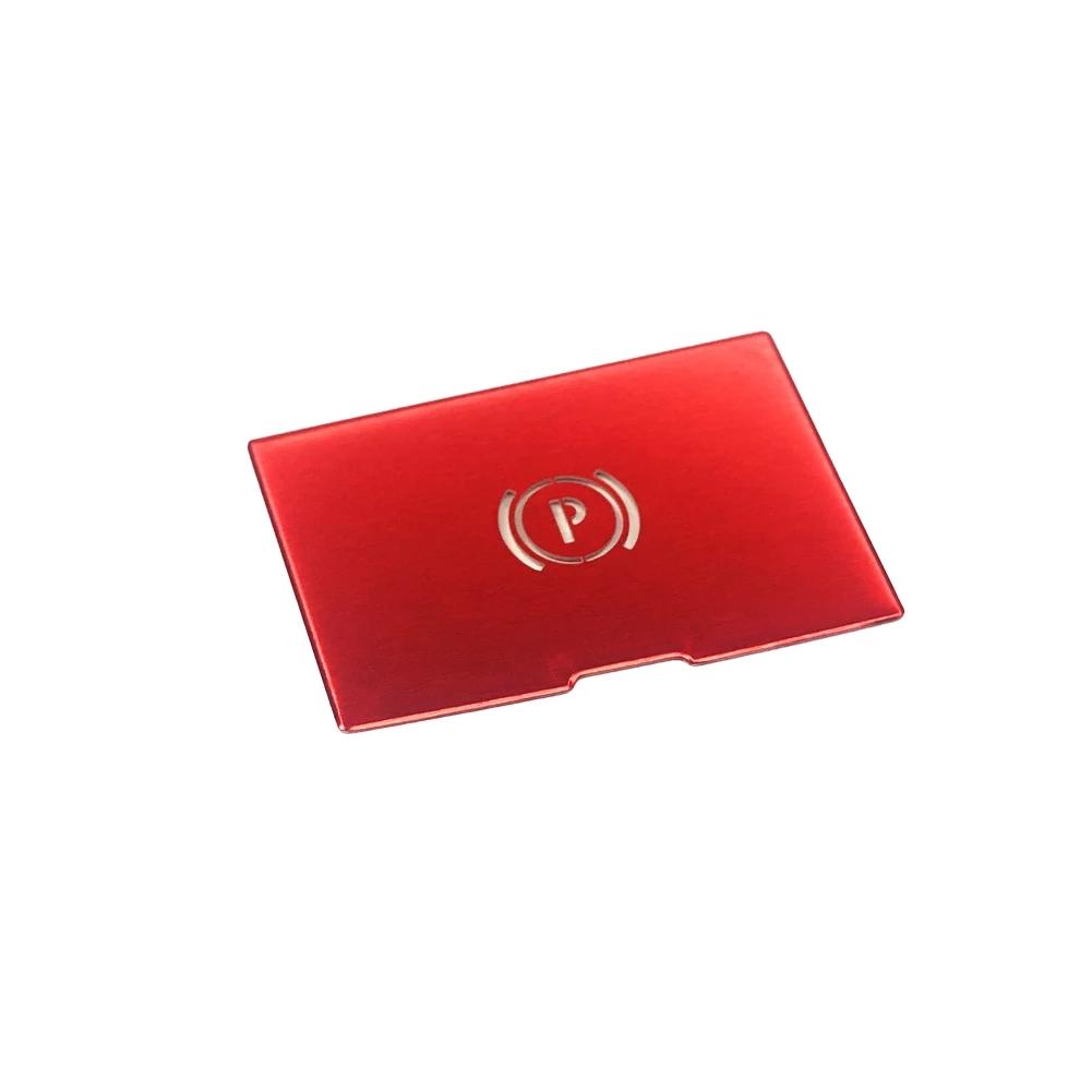 Aluminum Alloy Car Electronic Handbrake Parking P Buttons Sequins Stickers Fit For BMW 3 X3 X5 X6 X7 Series G20 G01 G05 G06
