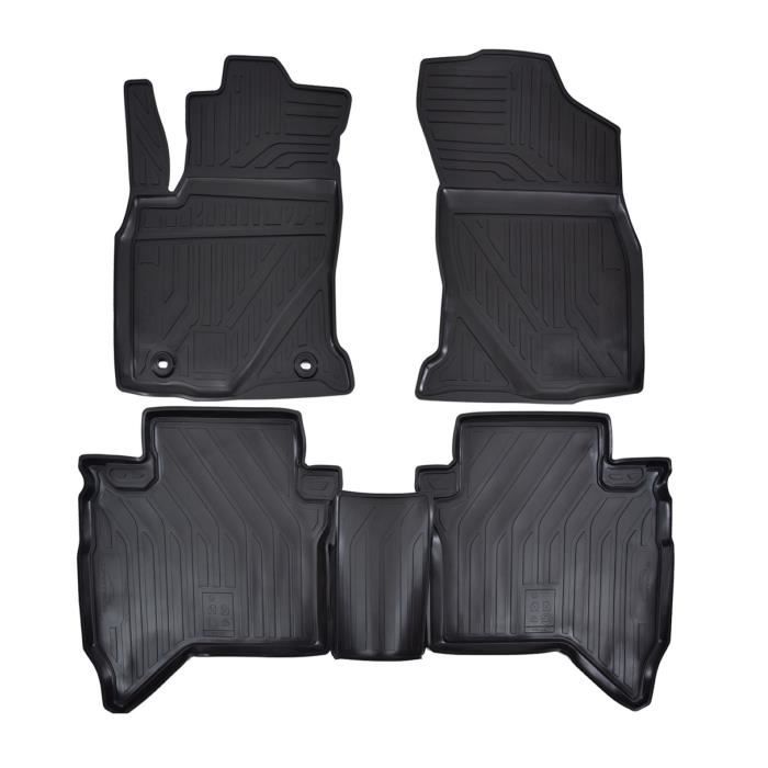 J&amp;J AUTOMOTIVE | Tapis De Sol En Caoutchouc 3D Exclusive Pour Toyota Hilux depuis 2015
