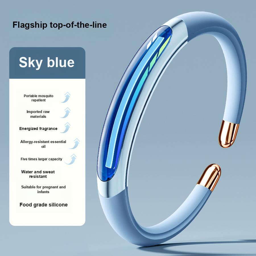 5 pcs Portable Mosquito Repellent Wristband - Insect Repellent Device for Adults, Kids, and Babies - Outdoor Camping Essential