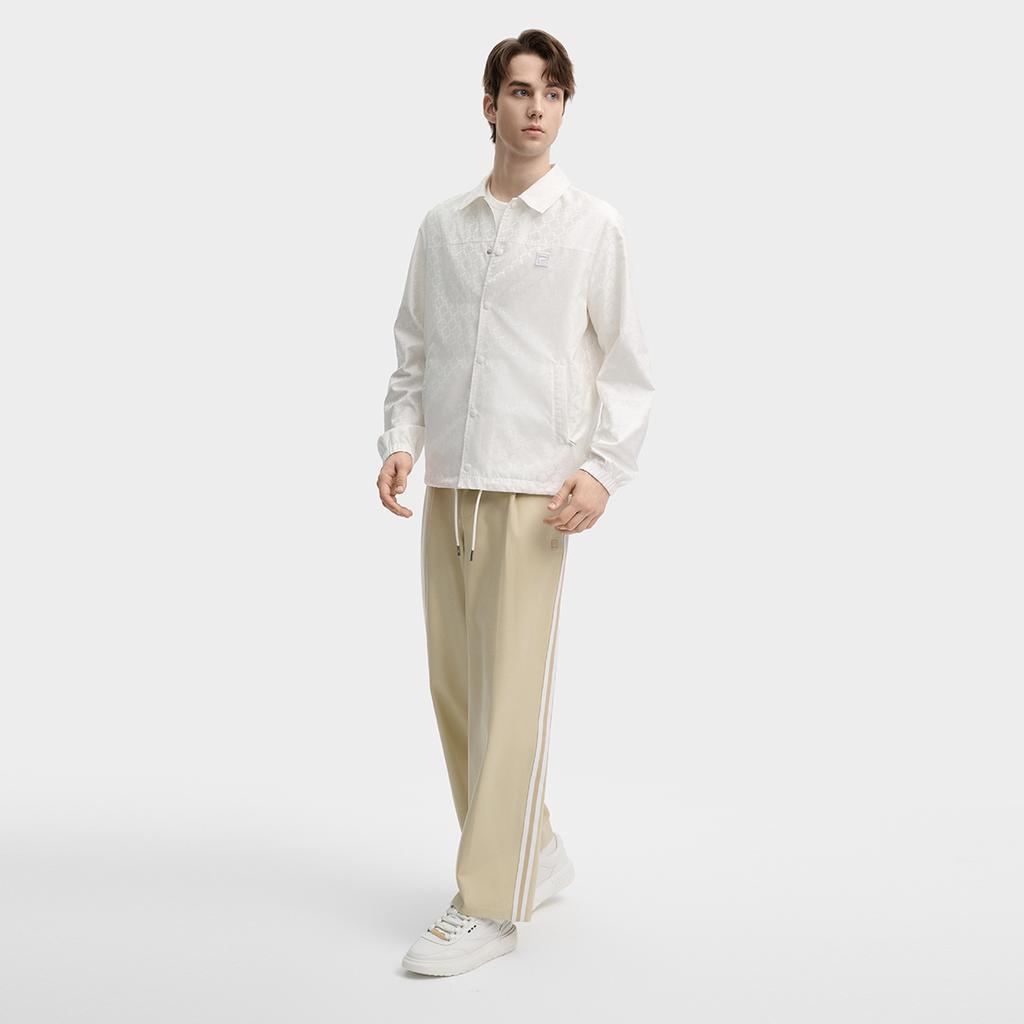 New FILA Jackets Men's Cloud White F11M435702FWT