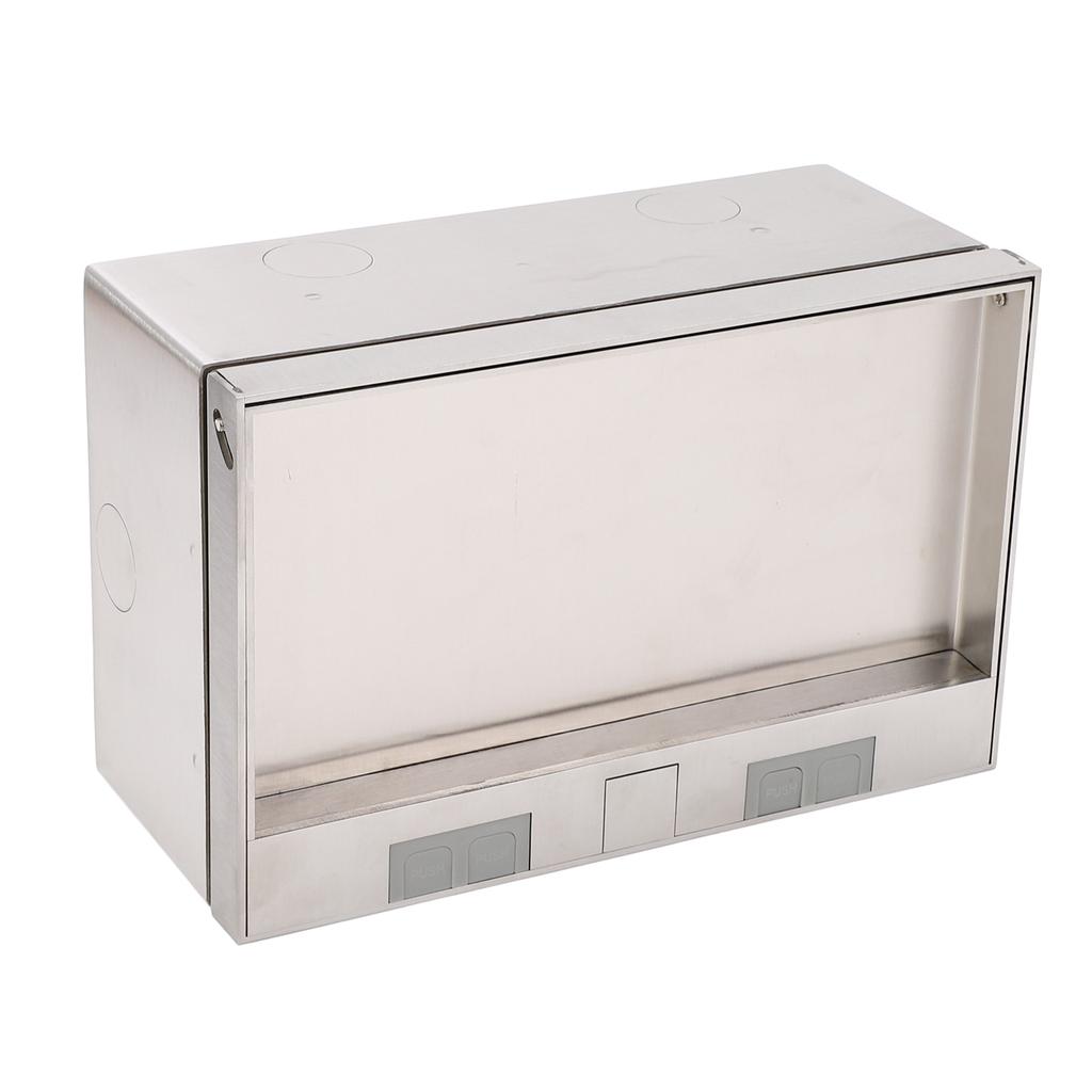 Recessed Floor Socket 4000W 3 Outlets Embedded Floor Receptacle Box for Office Hotel School