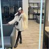Fur Coat Women's Autumn And Winter Warm Suit Collar Imitation Fur Coat Medium Long Fox Fur Coat