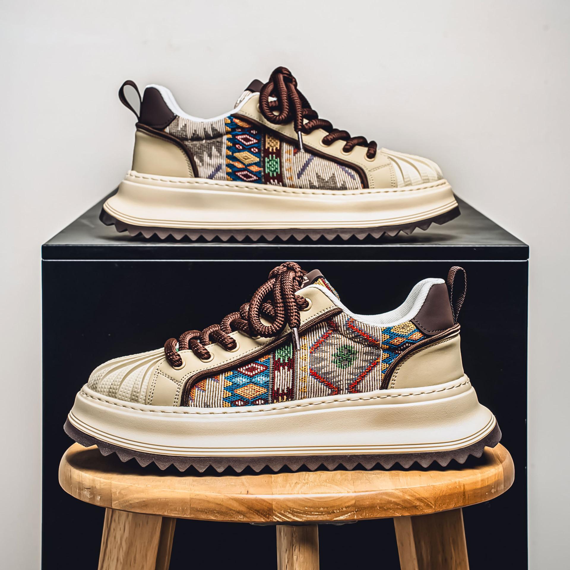 

Dad shoes men s spring and autumn student platform heightening men s casual sports shoes teen trend personalized men s shoes 39