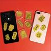 999 Pure Gold Princess Phone & Fridge Stickers: Prosperity, Peace, and Joy
