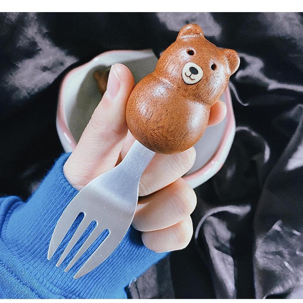 Bear Fork Utensils Multipurpose Mixing Stirring Kitchen Gadgets Reusable Flatware for Party Holiday Gift Daily Use Restaurant