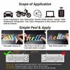 2PCS Universal Hood Sports Long Striped Plaid Car Stickers Auto Cover Scratches Vinyl Waterproof Decals Tuning Car Accessories