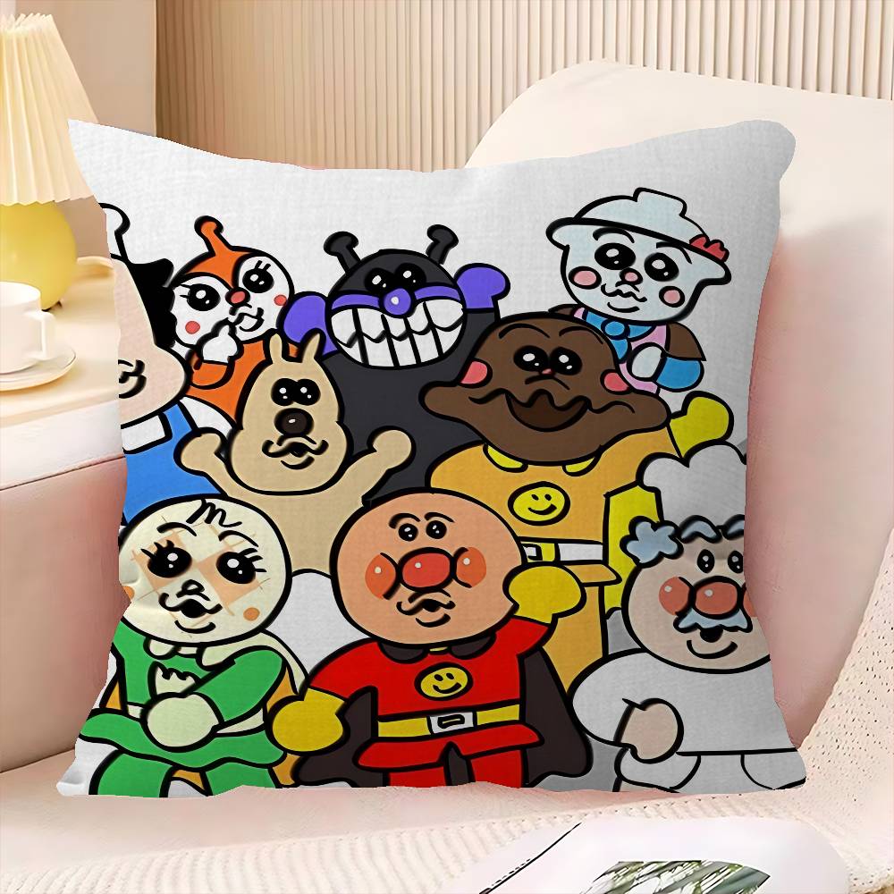 Classic Anime AAnpanmans Pillowcase Toon Gift Cushion Cover Bedroom Home Sofa Chair Seat Decor Pillow Case