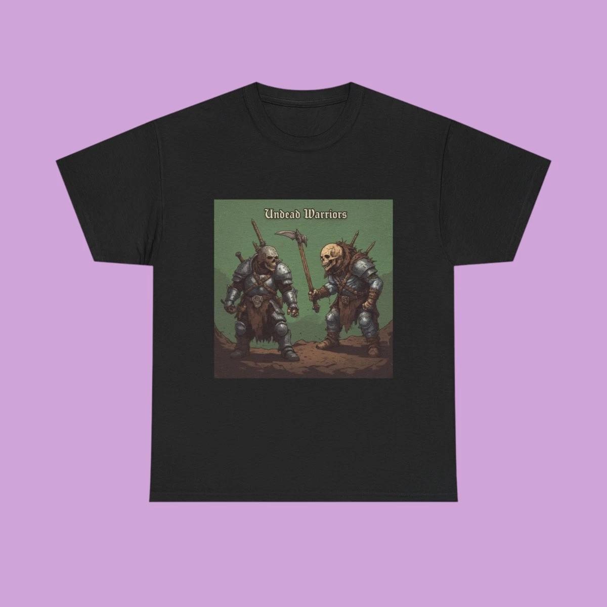 Undead Warriors T-Shirt | Skeleton Orc Fantasy RPG Art 3XL