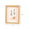 Rectangle Wooden Photo Frame Desktop Decors Holder Stand Table Centerpieces Picture for Living