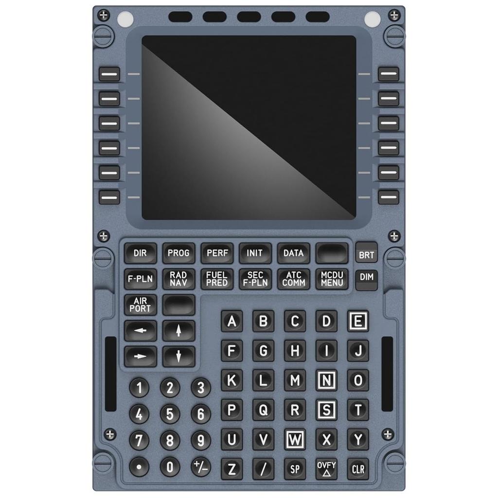 Wingflex A320 MCDU Flight Simulator Flight Controller with Realistic Aircraft Precision and PC Compatible Feel, Control, Plug-and-Play Design, (A320)