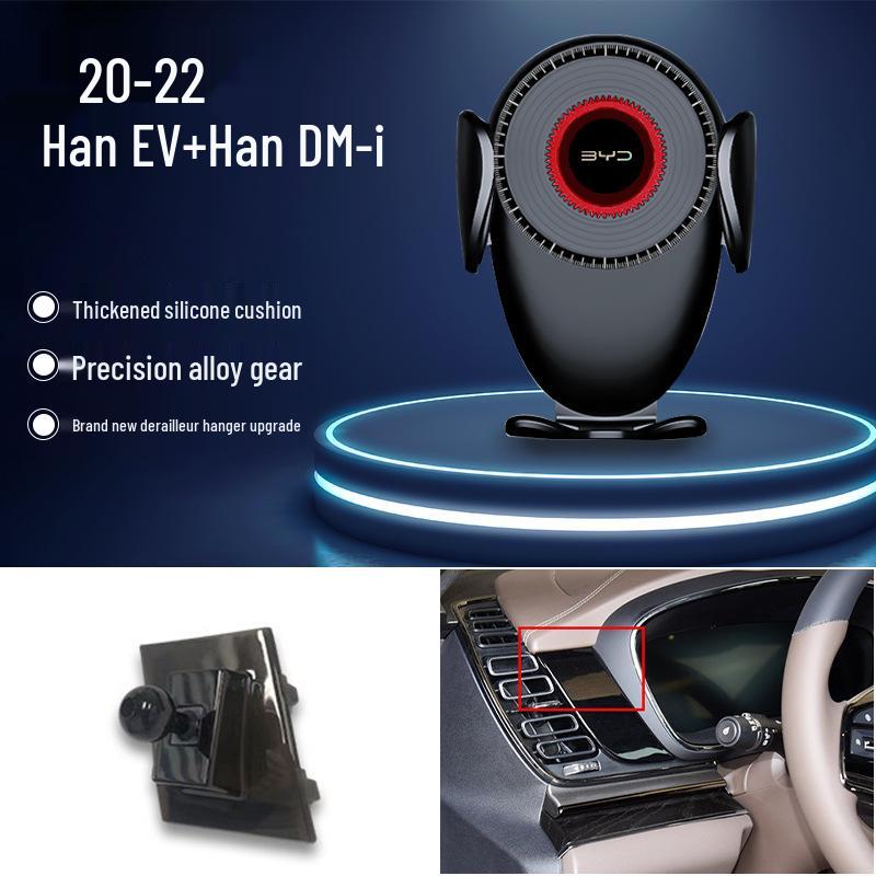 Compatible Gravity Car Phone Holder for BYD S6/S7/Song Pro/Han EV/Qin Navigation Systems