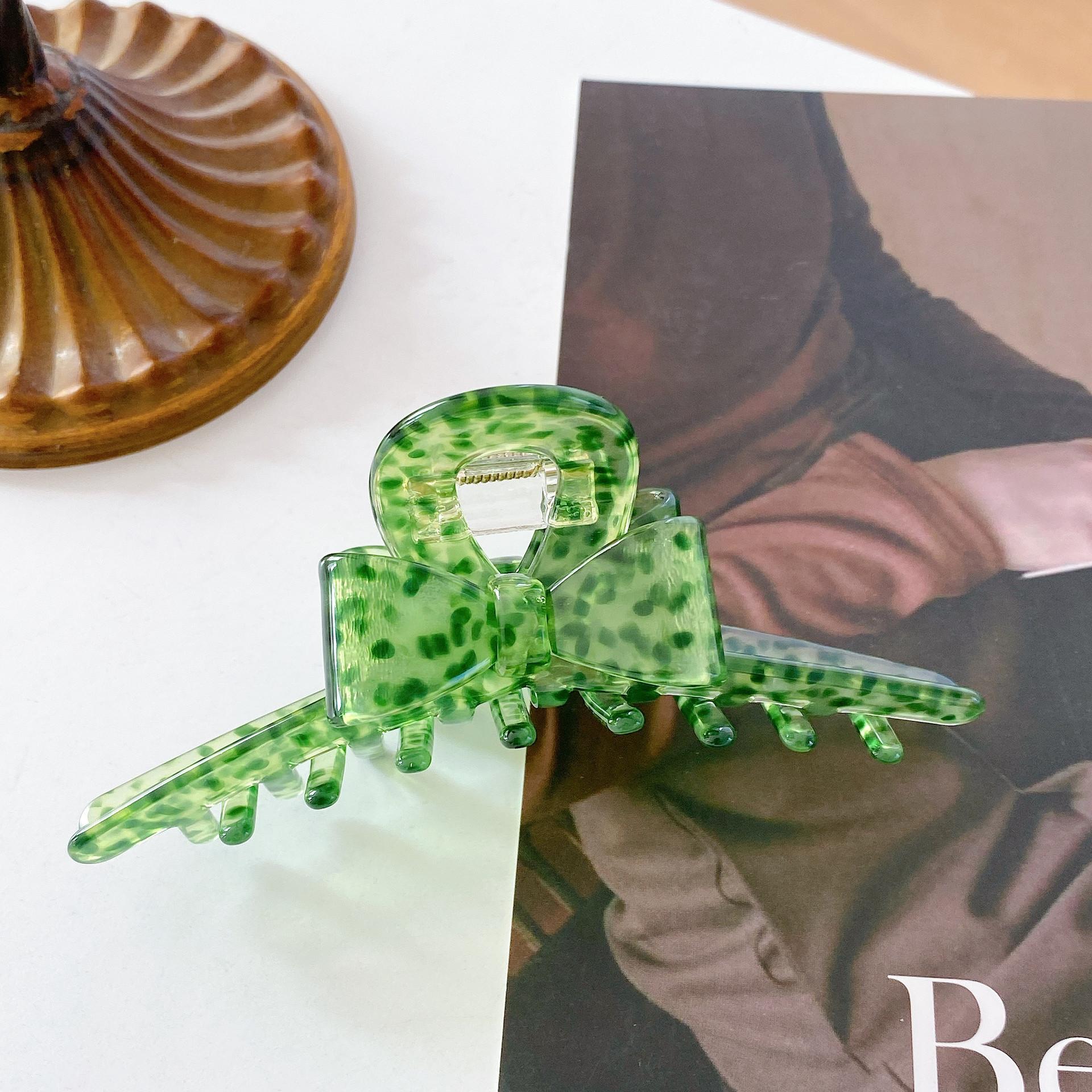 

Трендовая заколка-краб для волос из ацетата в свежем милом корейском стиле, доступна в нескольких цветах