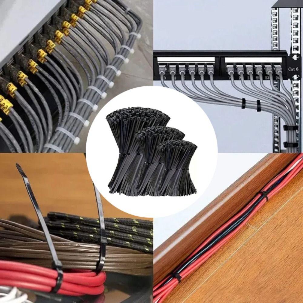 Multicolor Heavy Duty Cable Ties Detachable Self-Locking Cable Ties Zip Ties Electrical Panel