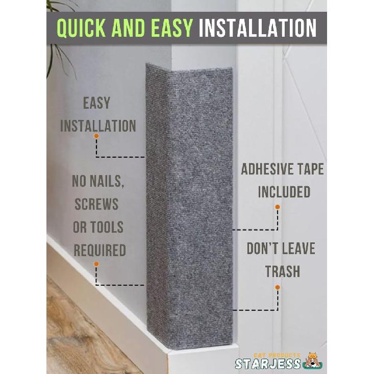 Угловая когтеточка – Настенная когтеточка – Настенная когтеточка-доска для кошек – Угловая настенная когтеточка для кошек – Настенные когтеточки для домашних кошек