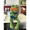 45cm Magic Expression Sad Frog Plush Toy Soft Stuffed Pillow Pepe The Sad Frog Animal Plush Doll Girls Boys Birthday GIfts Toys