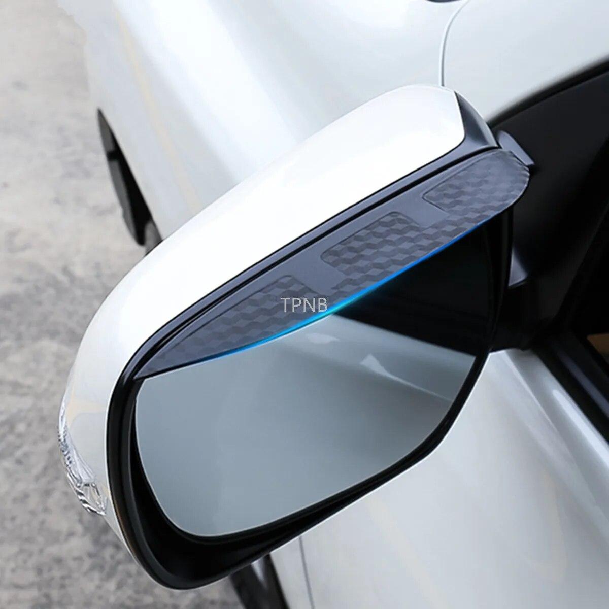 

Автомобильное зеркало заднего вида с защитой от дождя и бровей, накладка для Toyota Land Cruiser Prado 150 2010 2012 2013 2014 2015 2016 2017 2018