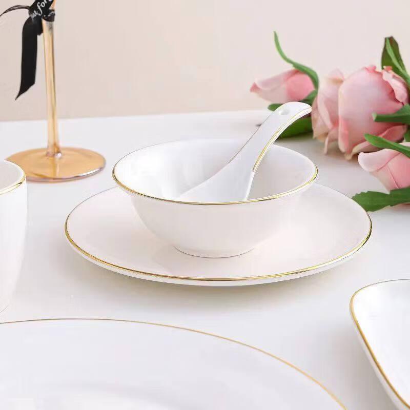 European Style Thickened Ceramic Tableware Set