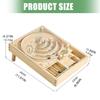 Colorful Wooden Marble Runs Toy Rolling Ball Game Toy for Children Kids Creative 3D Track Building Spatial Awareness