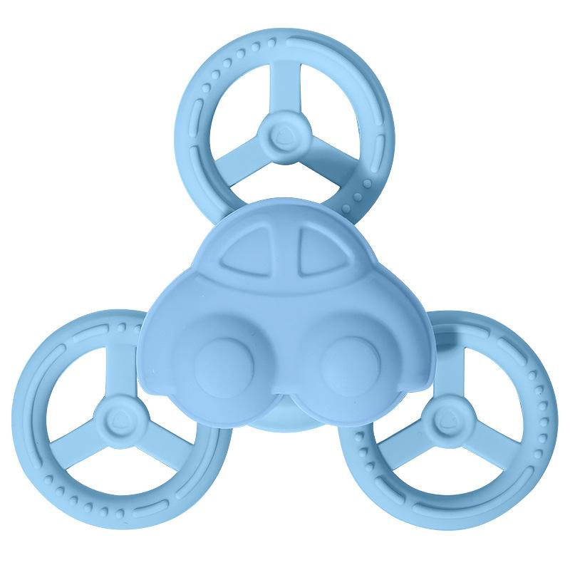 New Product Rotatable Gyro Silicone Dining Chair Toy Bite Baby Sucker Tun Tun Fun Novelty Gifts for Baby Soothing