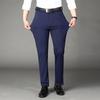 Herren Plus Size Eis Seide Stretch Anzugshose