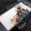 Mouse Pad Rubber Mat Anime Demon Slayer Gaming Deskmat Keyboard Pads Cartoon Cute Mousepad Kawaii Pc Accessories Mouse Mats Xxl