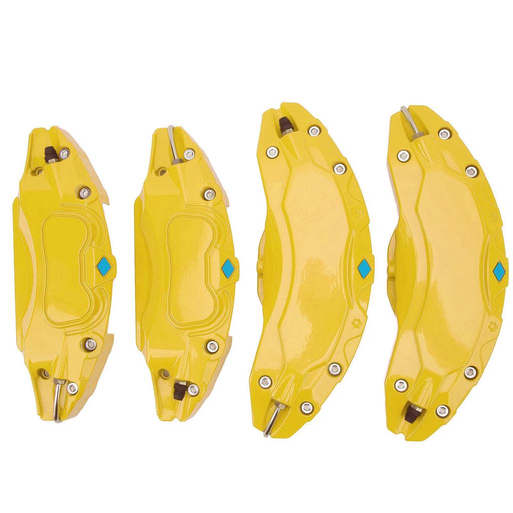 4 Stück 19 Zoll 20 Zoll Radnaben-Bremssattelabdeckungen Aluminiumlegierung Scheibenbrems-Bremssattel Schutzabdeckung Ersatz für