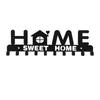 Home Love Form Schlüsselanhänger Wandmontiertes Eingangsorganisator-Regal mit Haken, Bohren nicht erforderlich, Geeignet für Wohnzimmer Heimdekoration