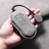 2026 Xiaopeng X9 Leather Key Case – Cowhide Car Interior Key Bag with Buckle Chain