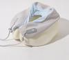 U-Shaped Memory Foam Travel Neck Pillow - Foldable Support for Airplane, Office Nap, with Customizable Logo Option