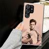 L-Luis M-Miguel Singer Case for Samsung Galaxy S25 S24 S23 S22 Ultra Soft Phone Cover S25 Edge S21 Plus S20 FE S10 + Black Cover