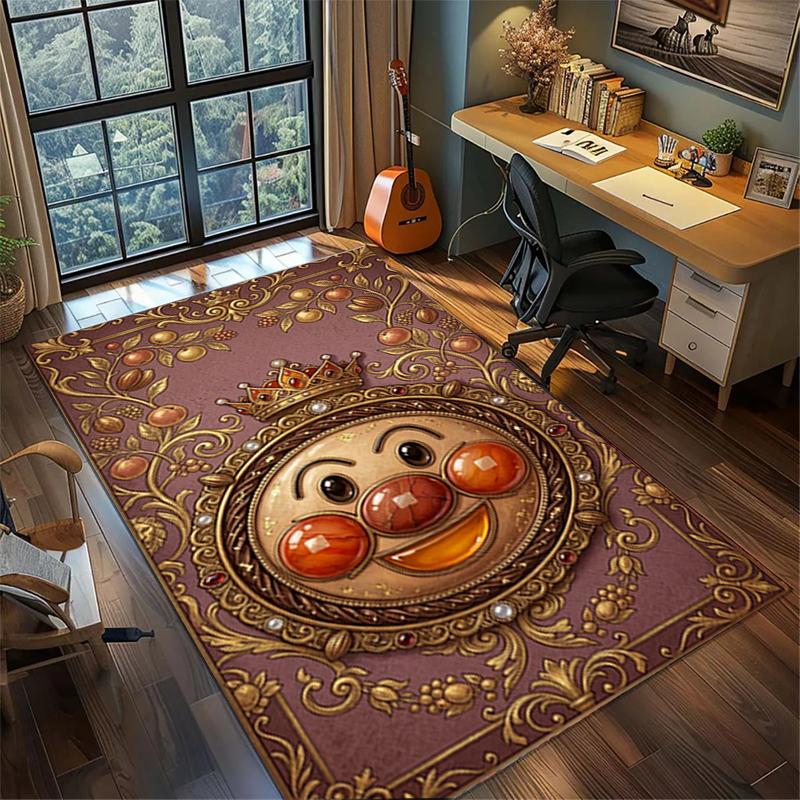 Floor Mat Carpet Bread Superman Large Area Non Slip Washable Rug Gamer Room Bedroom Decor