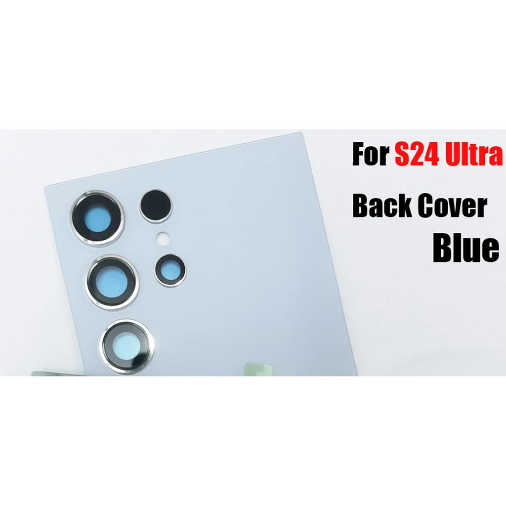 (New)O-E-M Back Lid Battery Cover Case for SM-S24 Ultra 24ULTRA S24U 5G Glass Battery Door Back Glass Rear Housing Rear Cover