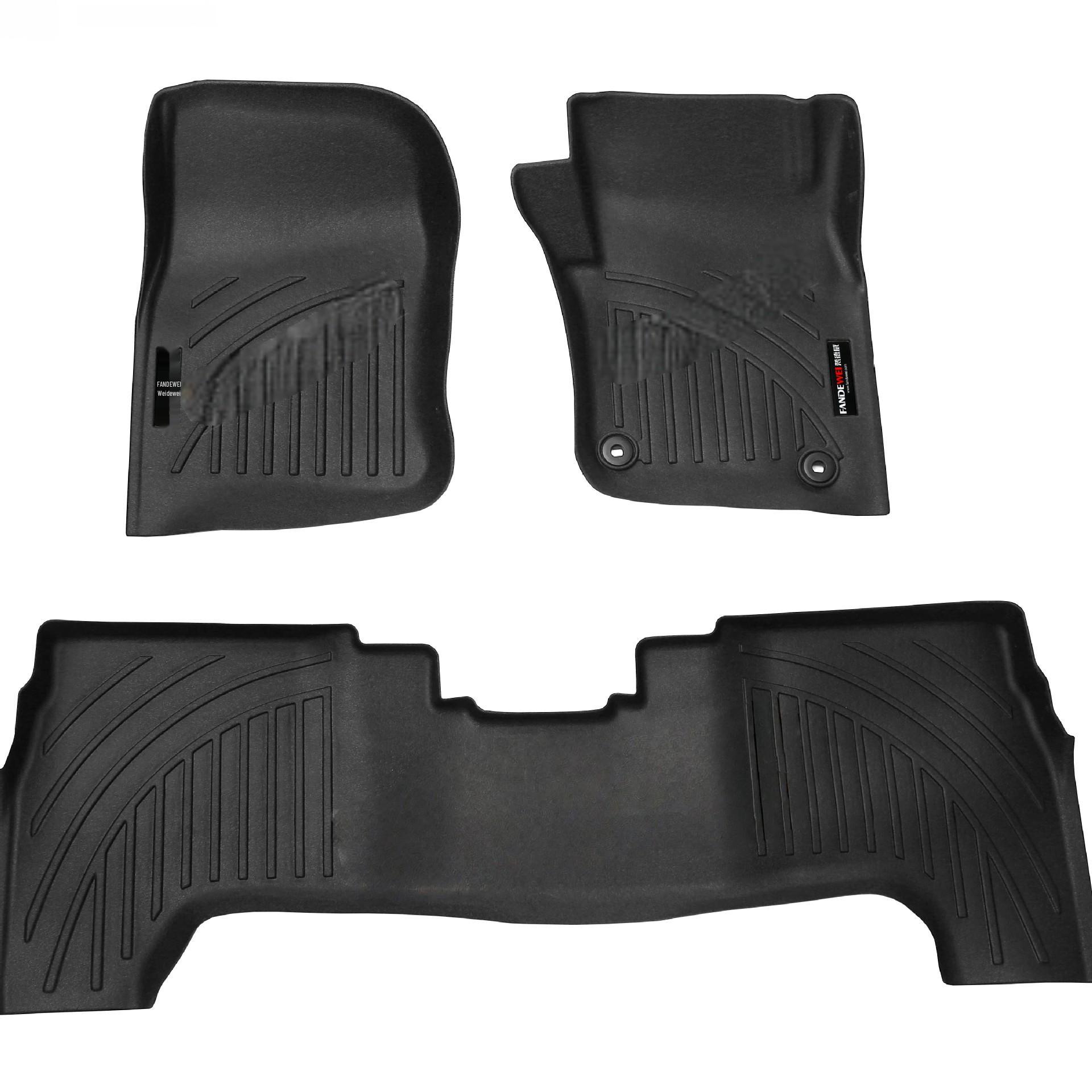 10-Year Land Cruiser LC76 RHD TPE Wear-Resistant Waterproof Floor Mats