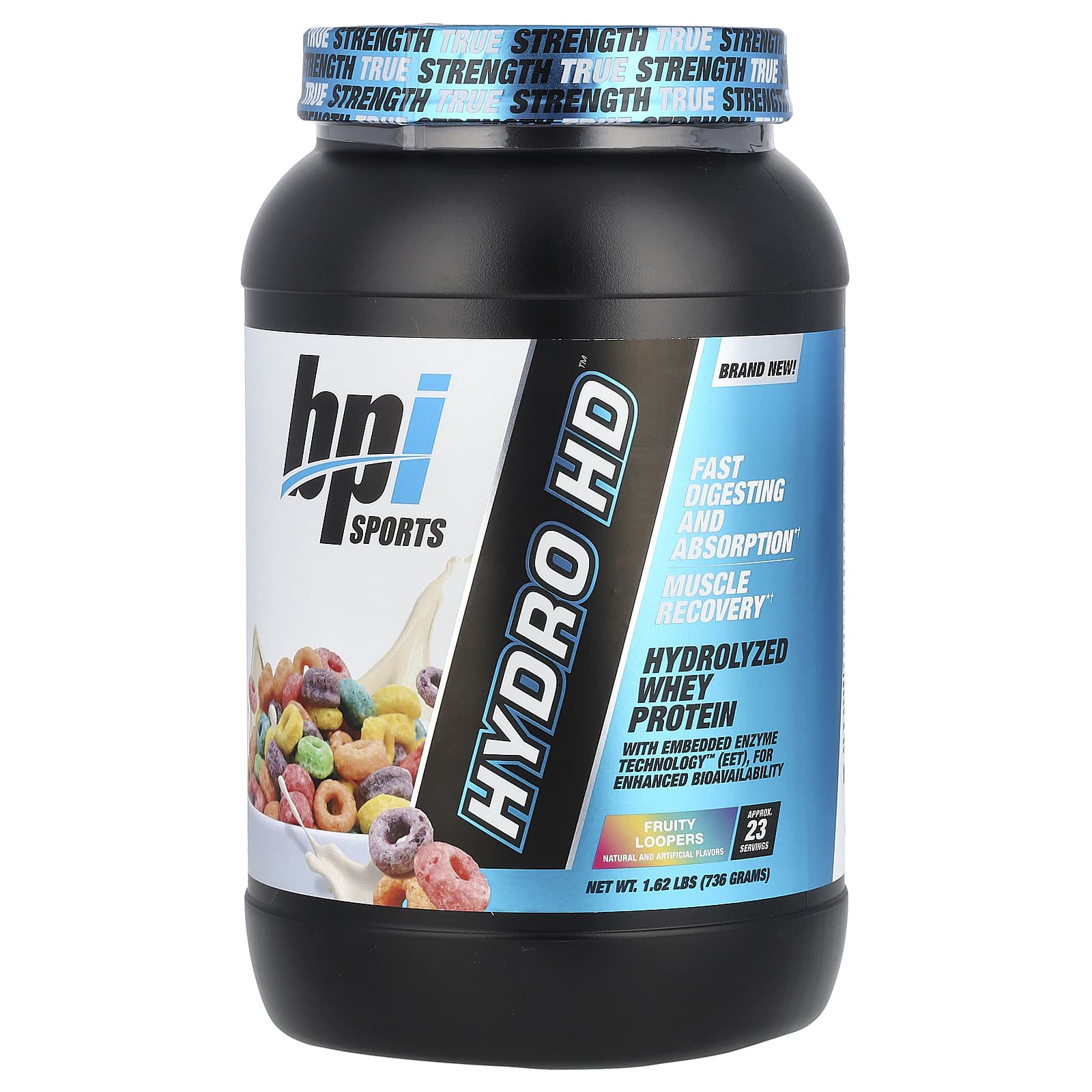 

BPI Sports, Hydro HD™, Hydrolyzed Whey Protein, Fruit Looper, 1.62 lb (736 g)