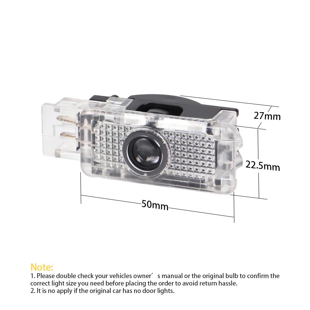 LED Car Door Interior Welcome Warning Ghost Shadow Light Accessories For Mercedes Benz W203 W240 W209 R199 C SLR SLK CLK Class