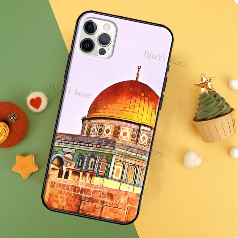 Jerusalem Dome of the Rock Case For Apple iPhone 13 12 Mini 11 14 Pro Max XS X XR 6S 7 8 Plus 5S SE 2020 Phone Cover