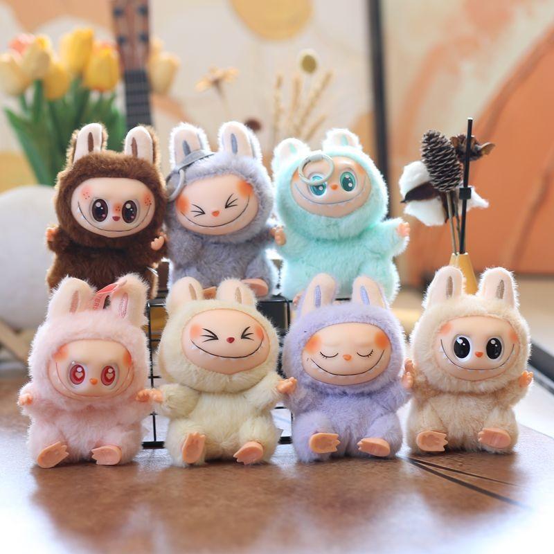 Plush Keychain Super Soft Pp Cotton With Rotating Head For Kids Gift