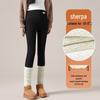 2025 Women's Plus Size Winter Maternity Leggings with Fleece Lining