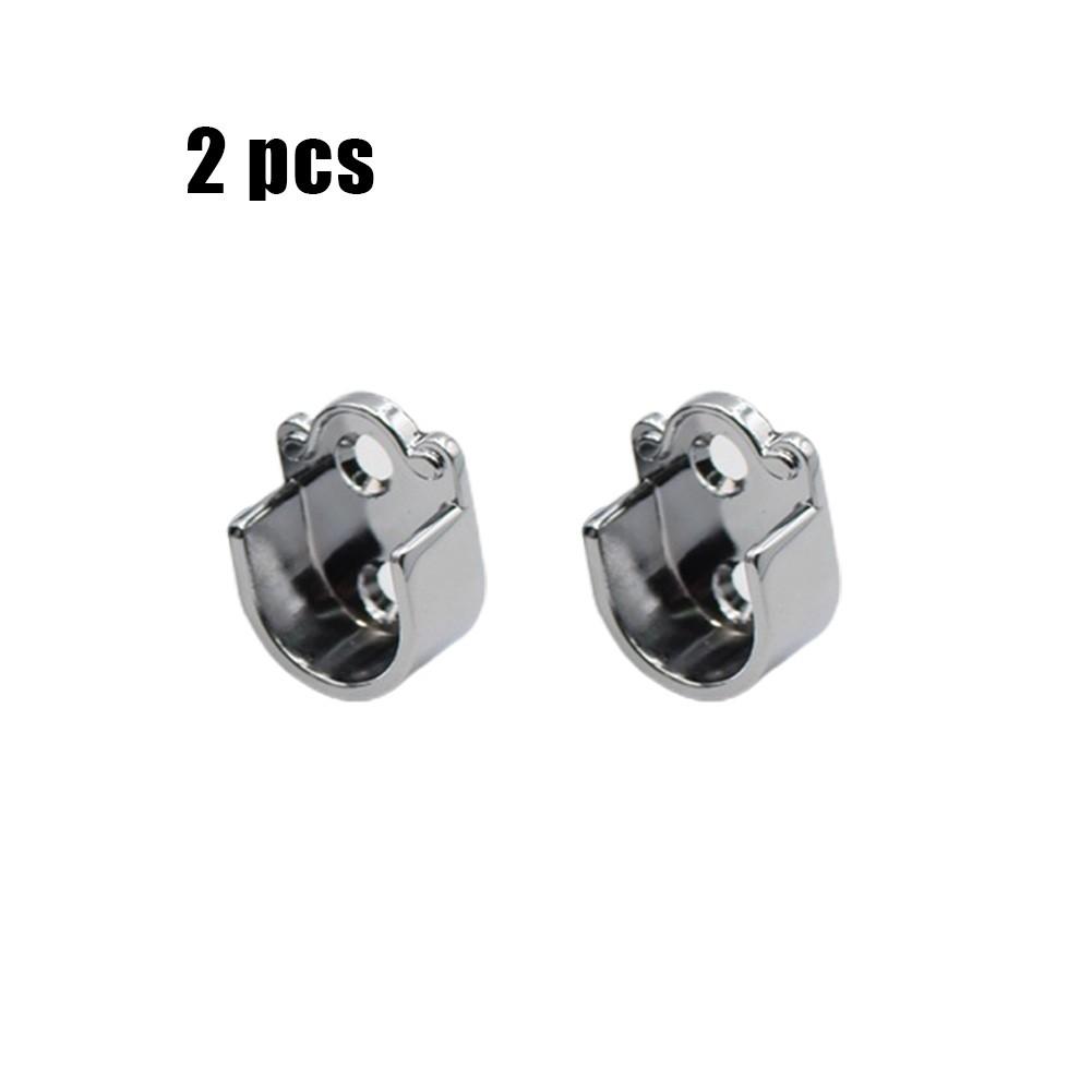 

Modern Zinc Alloy Closet Rod Bracket Shower Curtain Rod Holder Set of 2 19mm
