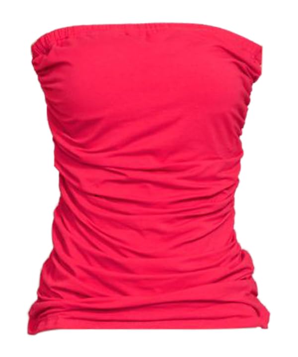 

Casual Dress Shirring Bear Top L MAGENTA [Mauna Loa] Women s червоний