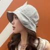 Fashion Breathable Fisherman Hat Foldable Adjustable Bucket Hat Big Eave Summer Hat Women