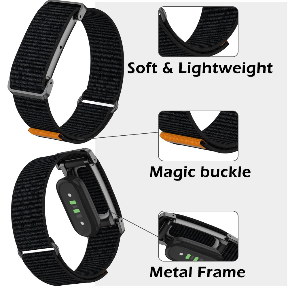 Bizepsband für Google Fitbit Air Band Neues gewebtes Nylon Fitness Tracker Ersatzarmband für Google Fitbit Air Strap