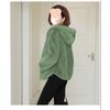Ladies Cozy Fleece Hooded Coat Warm Casual Plush Outerwear