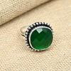 Green Onyx Gorgeous Gemstone Handmade 925 Sterling Silver Handmade Ring Jewelry