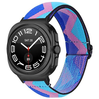 Dla Samsung Galaxy Watch Ultra 47mm Pasek do zegarka z czarnym złączem Regulowany elastyczny pasek na nadgarstek